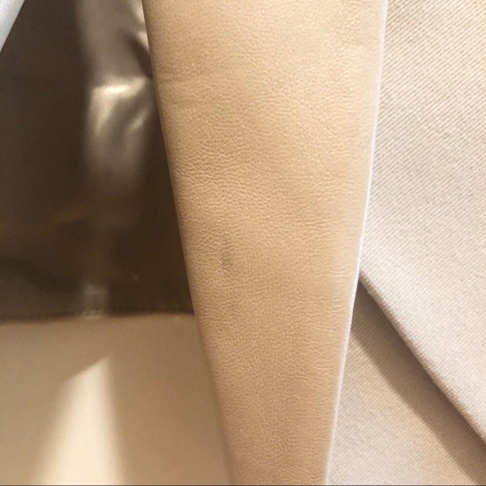 🥳 HOST PICK 🥳 HALSTON HERITAGE BLAZER W/ LAMBSKIN LEATHER DETAIL - Picture 13 of 14